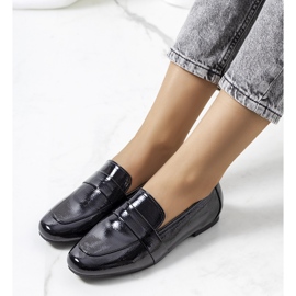 Scarpa Yasemin in pelle laccata nera nero 1