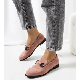 Scarpe Talisa in pelle rosa 1