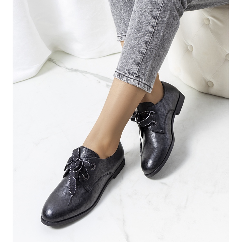 Scarpe Koren in pelle nera nero 2