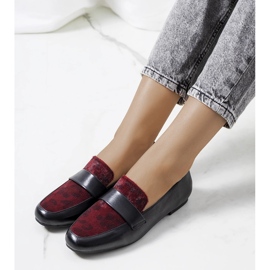Scarpe nere e bordeaux per le donne Kolk nero 1