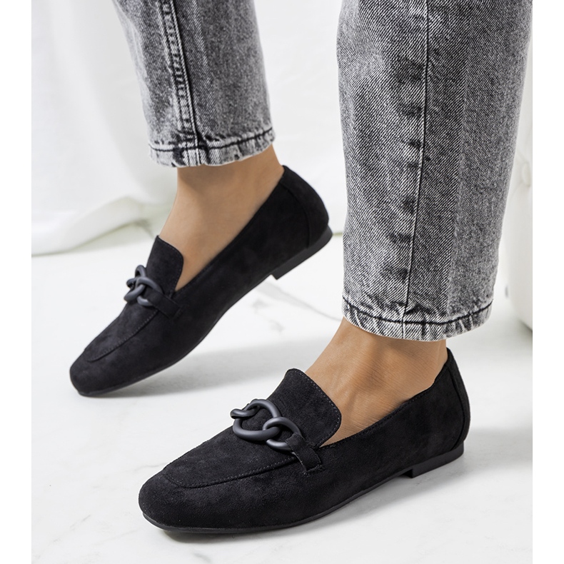 Scarpe in pelle nera di Dante nero 1