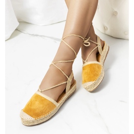 Le espadrillas marroni annodate di Gianne beige 1