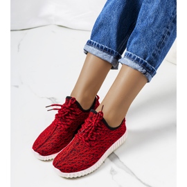 Sneakers Mulder rosse nero rosso 1