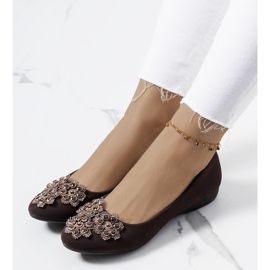 Ballerine da donna marroni Rolla marrone 1