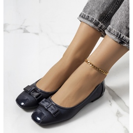Inna Ballerine Rikke blu navy lucide 1