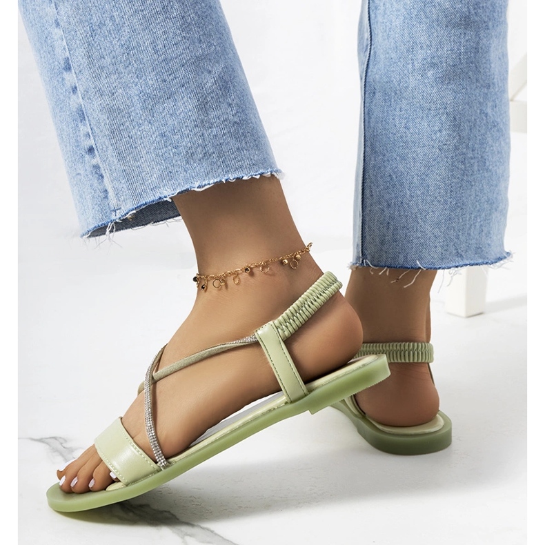 Sandali da donna verde Kiara 1