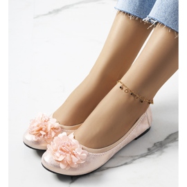 Ballerine rosa metallizzato 1