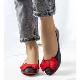 Ballerine nere con fiocco Kasslin nero 1