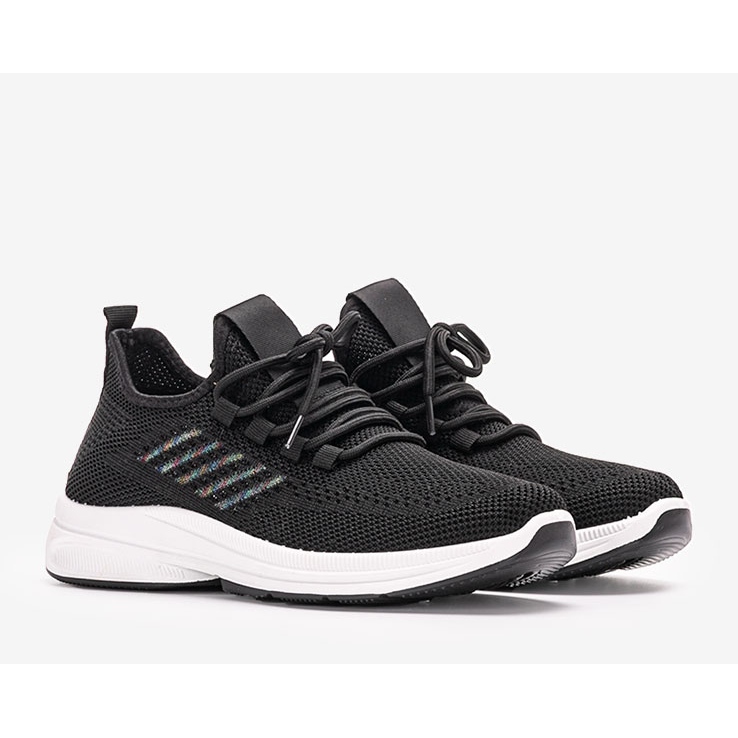 Sneakers sportive nere Merja nero 1