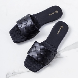 Tacchi piatti neri di Mabel nero 1
