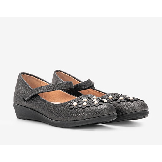 BM Ballerine nere lucide per bambini Alaja nero 1