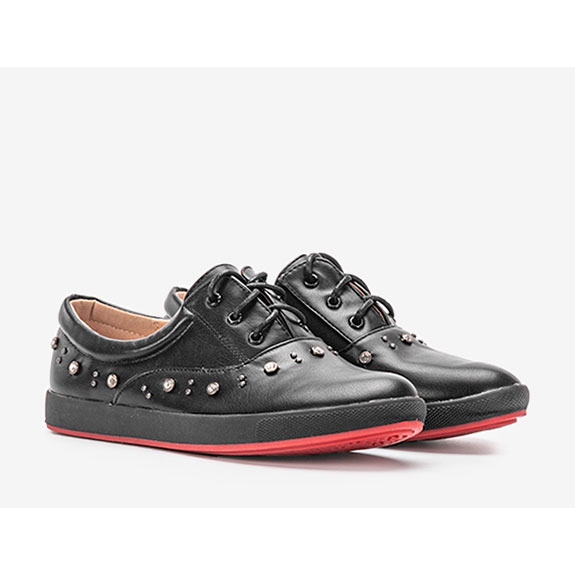 Sneakers nere per bambini di Fosses nero nero 1