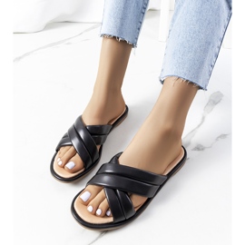 Pantofole Thines da donna di colore nero 1