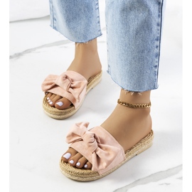 Ciabatte rosa con fiocco Madelen 1