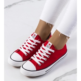 Classiche sneakers da donna Kolind rosse rosso 1