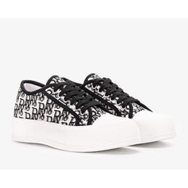 Sneakers bianche sulla piattaforma Lalonde bianco 1