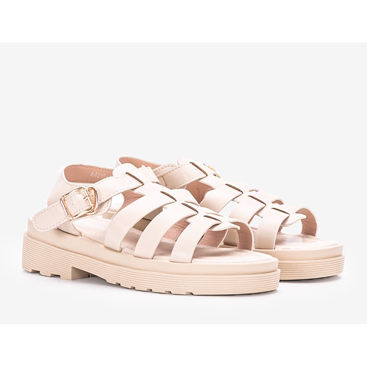 Sandali da donna beige di Bradama 1