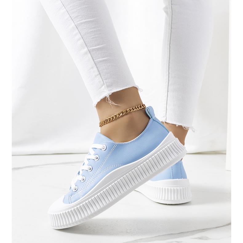 Sneakers blu sulla piattaforma Zargan 2