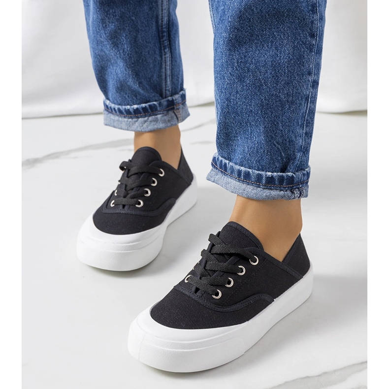 Sneakers Jesperse da donna di colore nero 1
