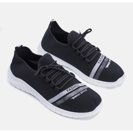 Sneakers sportive da uomo Black Formalk nero 1