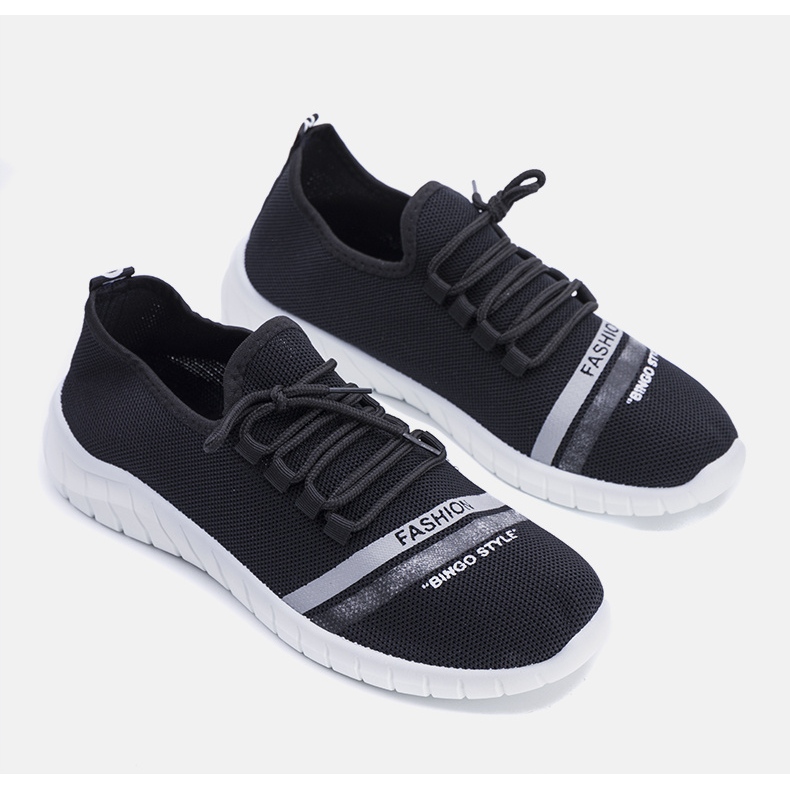 Sneakers sportive da uomo Black Formalk nero 1