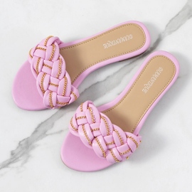 Eleganti ciabatte Correra rosa 1