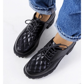 Scarpe nere con tacco di Landra nero 1