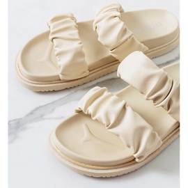 Ciabatte Buzaco da donna beige 1