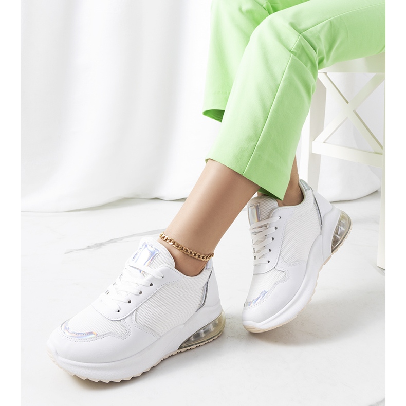 Sneakers sportive bianche Tierney bianca 1