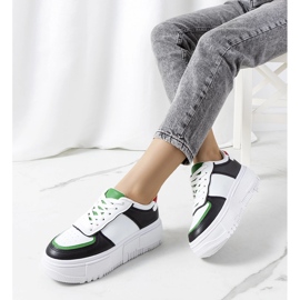 Sneakers da donna Mandib nere bianco 1