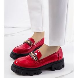 Scarpe Alcione laccate rosse rosso 1