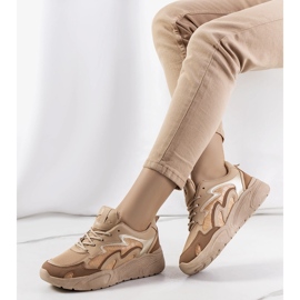 Sneakers Brito marroni beige 1