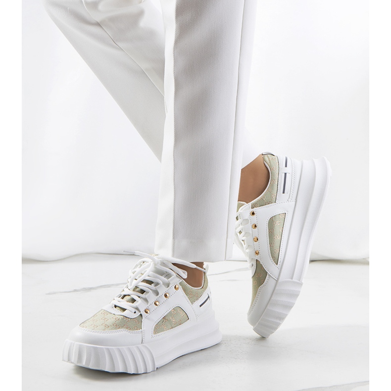 PA1 Le sneakers verdi di Heleno bianco verde 1