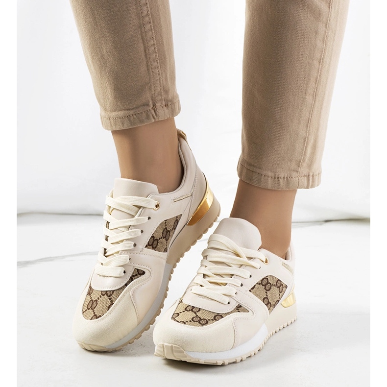 Sneakers beige di Malrton 1