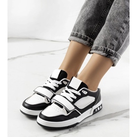 Sneakers Kadie da donna nere bianco 1