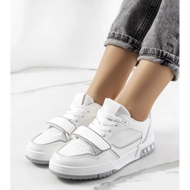 Sneakers Kadie da donna grigie bianca 1