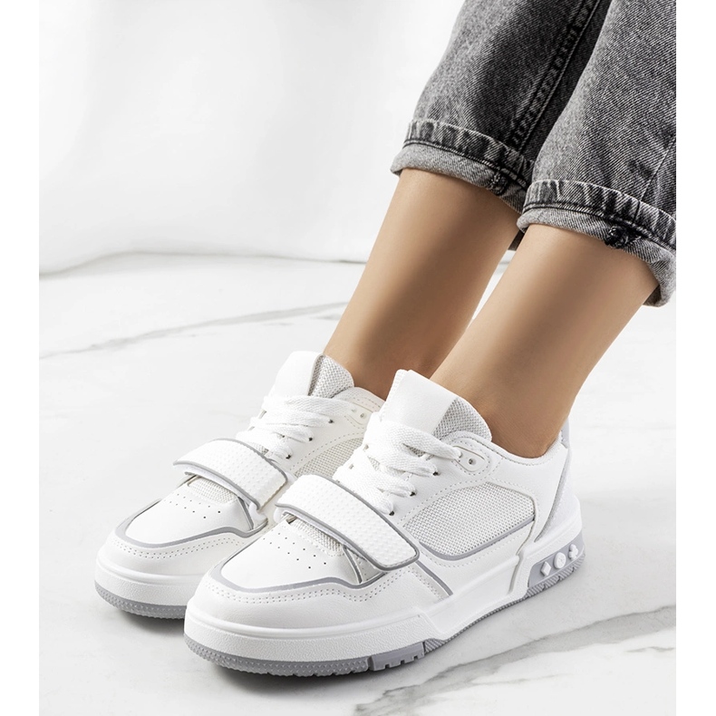 Sneakers Kadie da donna grigie bianca 1