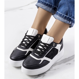 Sneakers nere sulla piattaforma Coronel nero 2