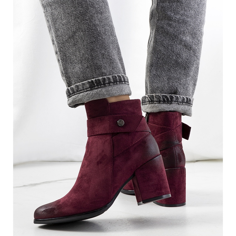 Stivali bordeaux Craydon chiaretto rosso 1