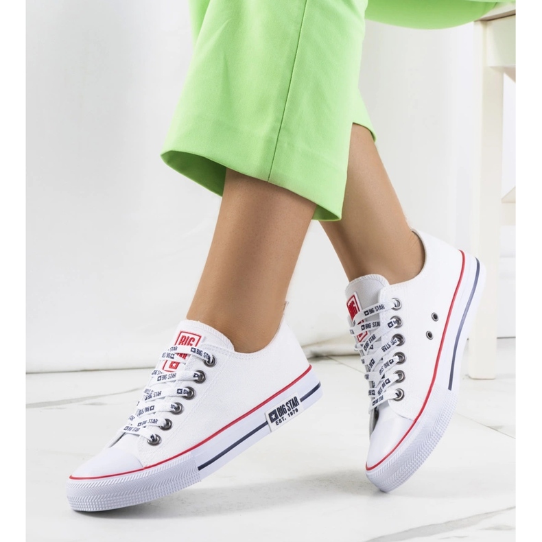 Sneakers bianche classiche Big Star KK274101 bianco 1