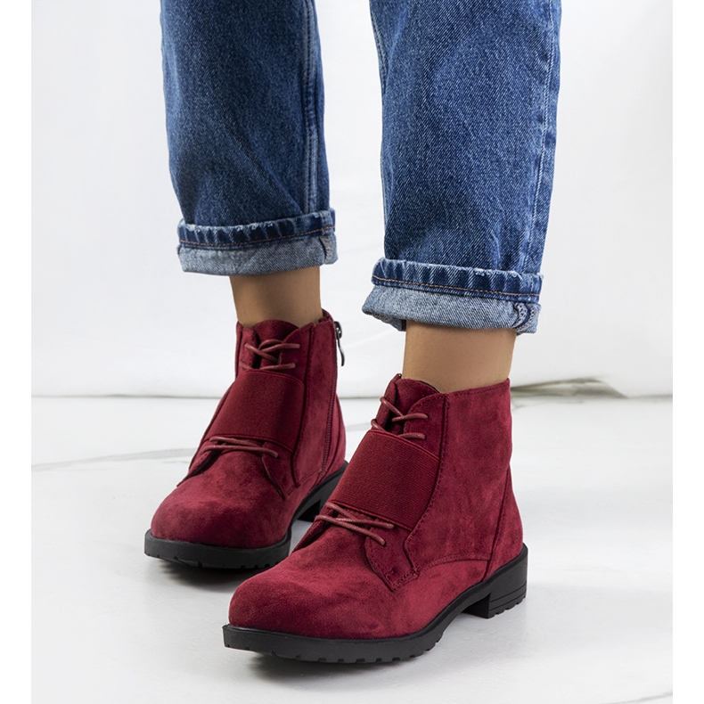 Stivali Manoella bordeaux chiaretto rosso rosso 1