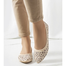 Ballerine traforate beige Coalfell 1