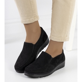 Scarpe nere di Pirn nero 1