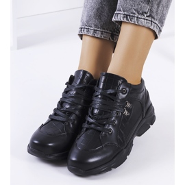 BM Sneakers nere con suola spessa Chiphury nero 1