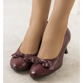 Décolleté rosse con fiocco Repina rosso 2