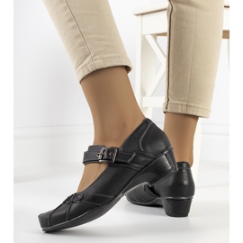 Décolleté nere fissate con una cintura Gomez nero 2
