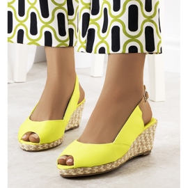 Sandali con zeppa Gonca verdi verde 1