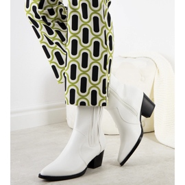 Stivali da cowboy bianchi bento bianca 1