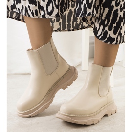 PA1 Stivali da donna Pilar beige 1