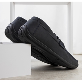 BM Mocassini da uomo Pearse blu navy 2